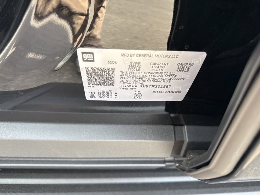 New 2026 Chevrolet Suburban RST w/ RST Capability Package image 44