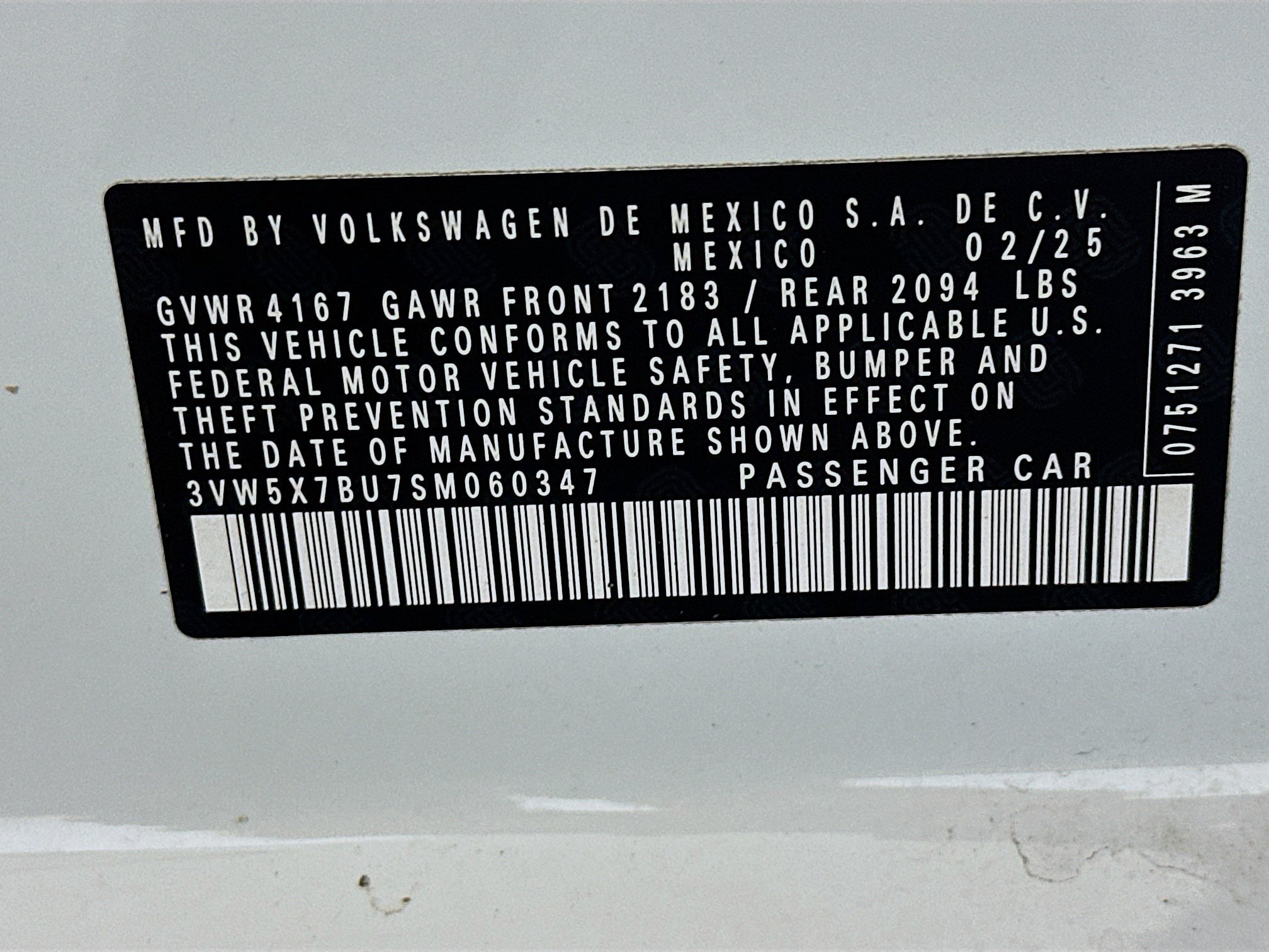 Used 2025 Volkswagen Jetta S FWD image 12