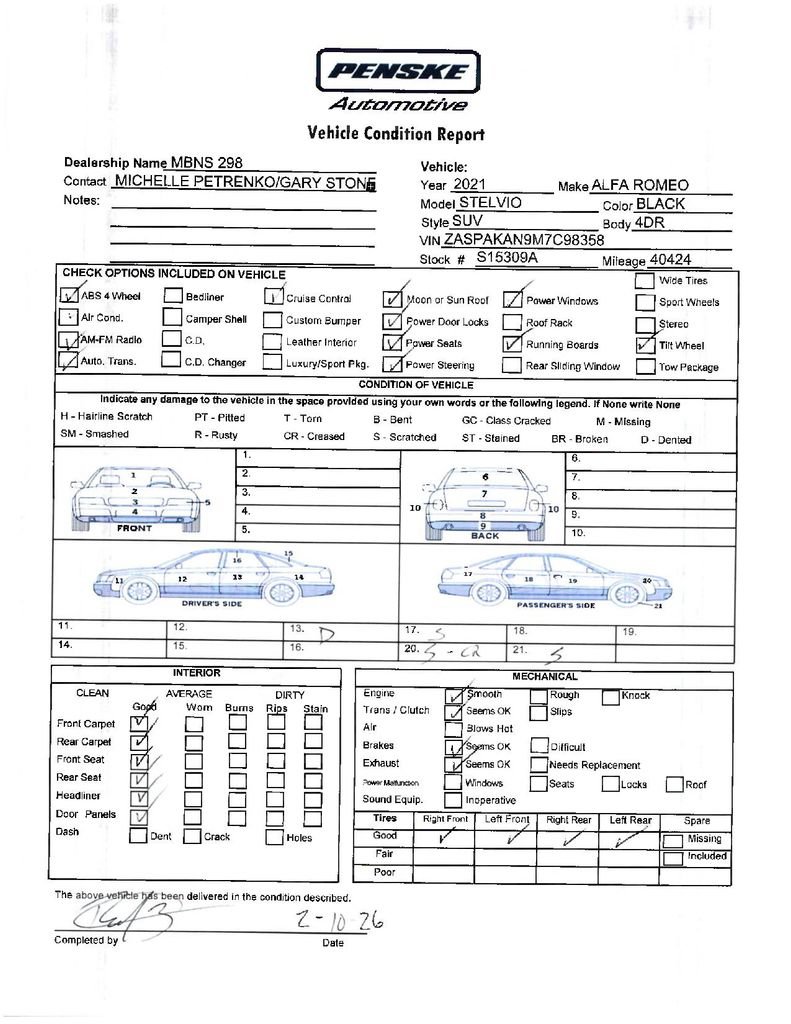 Used 2021 Alfa Romeo Stelvio Sprint w/ Nero Edizione image 22