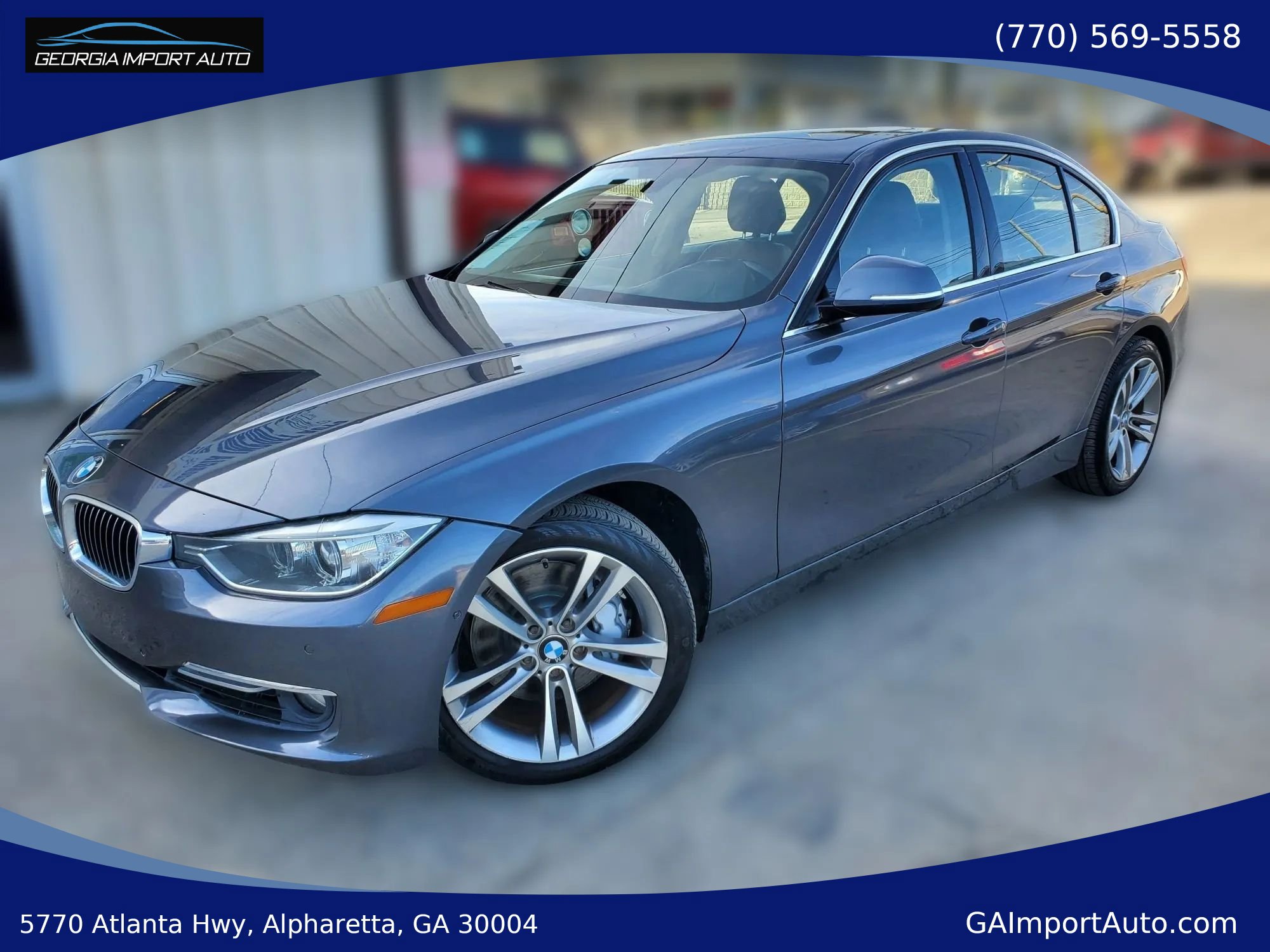 Used 2015 BMW ActiveHybrid 3 w/ Technology Package RWD image 1