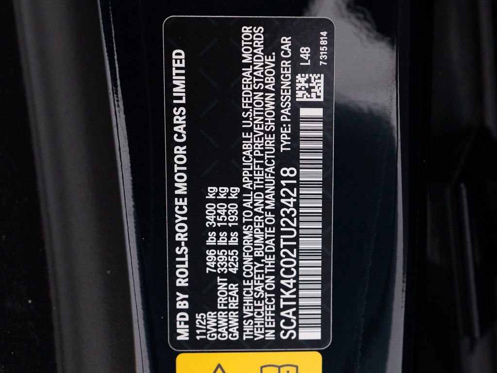 Certified 2026 Rolls-Royce Spectre Black Badge AWD/4WD image 50