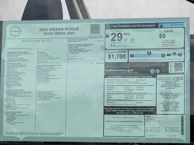 New 2026 Nissan Rogue SV image 16