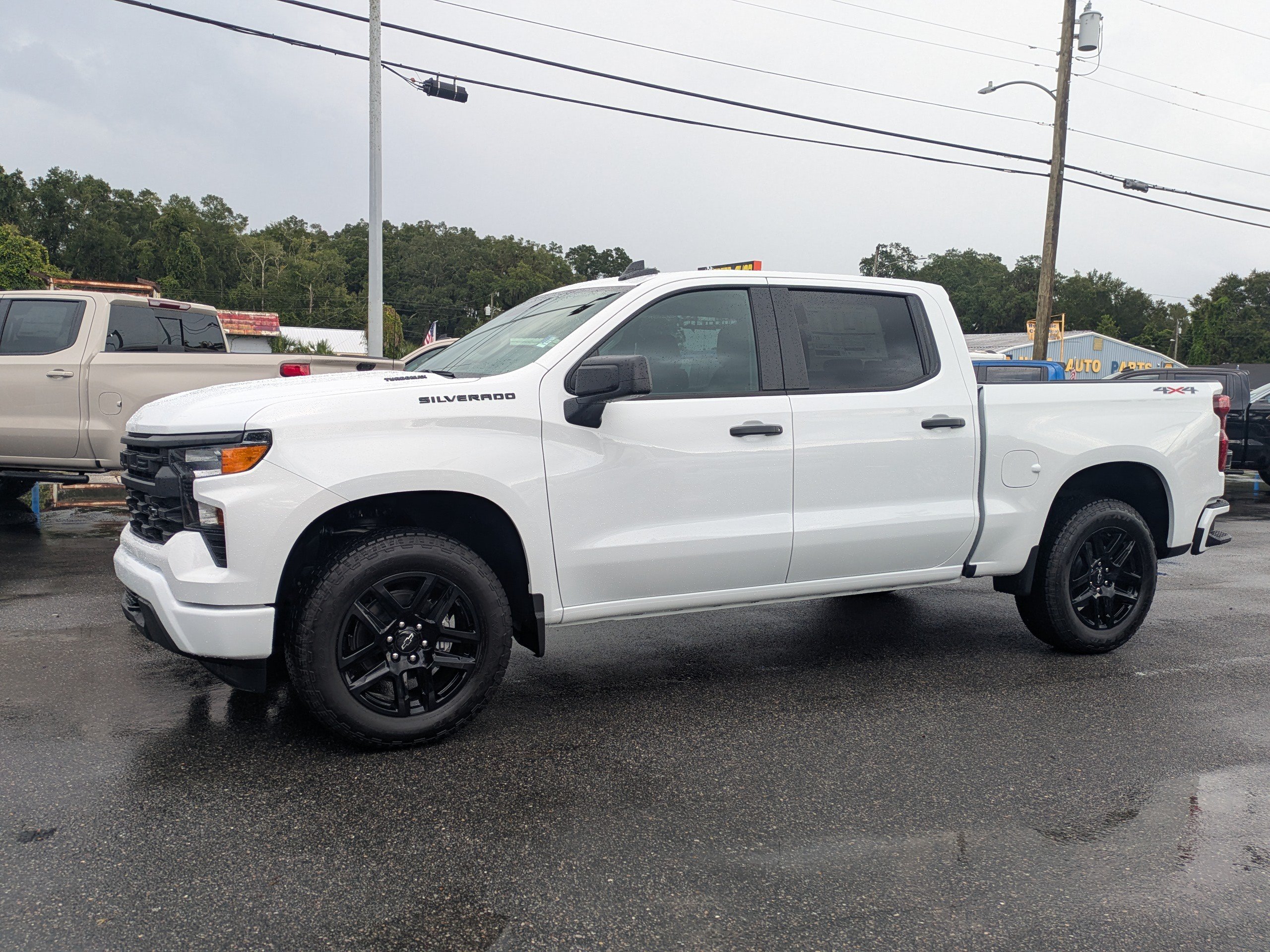 New 2026 Chevrolet Silverado 1500 Custom w/ Turbomax Blackout Package AWD/4WD image 8