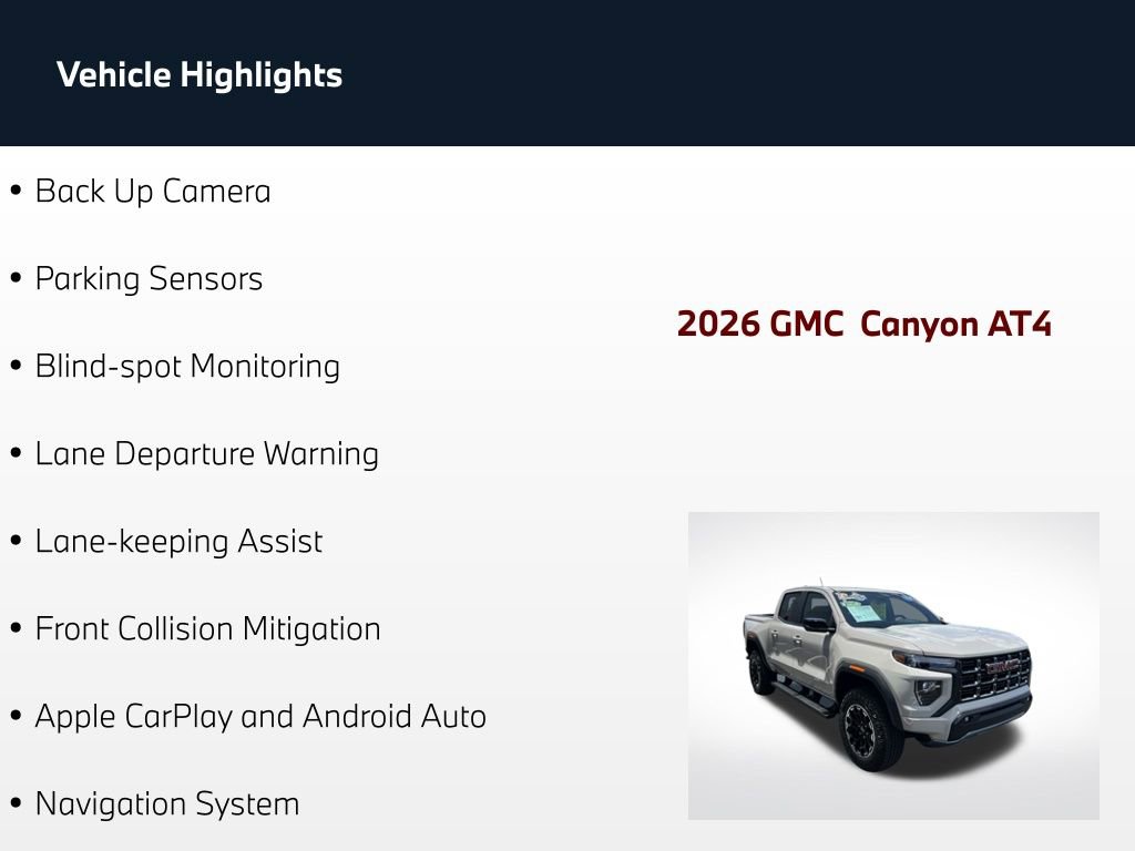 Used 2026 GMC Canyon AT4 AWD/4WD image 4