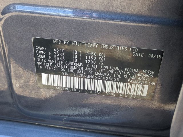 Used 2016 Subaru Legacy 2.5i Premium AWD/4WD image 22