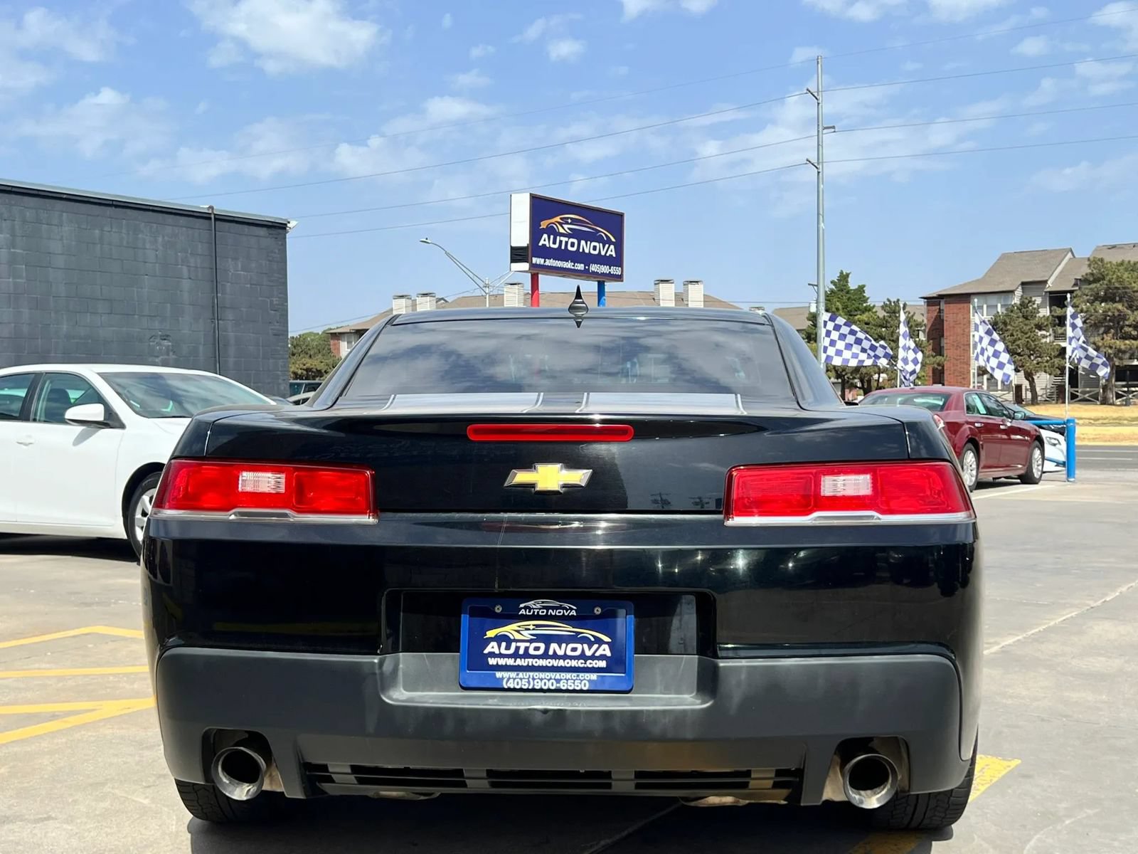 Used 2015 Chevrolet Camaro LT w/ Silver Rally Stripe Package RWD image 3