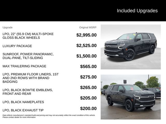 Used 2023 Chevrolet Tahoe LT w/ Luxury Package AWD/4WD image 8
