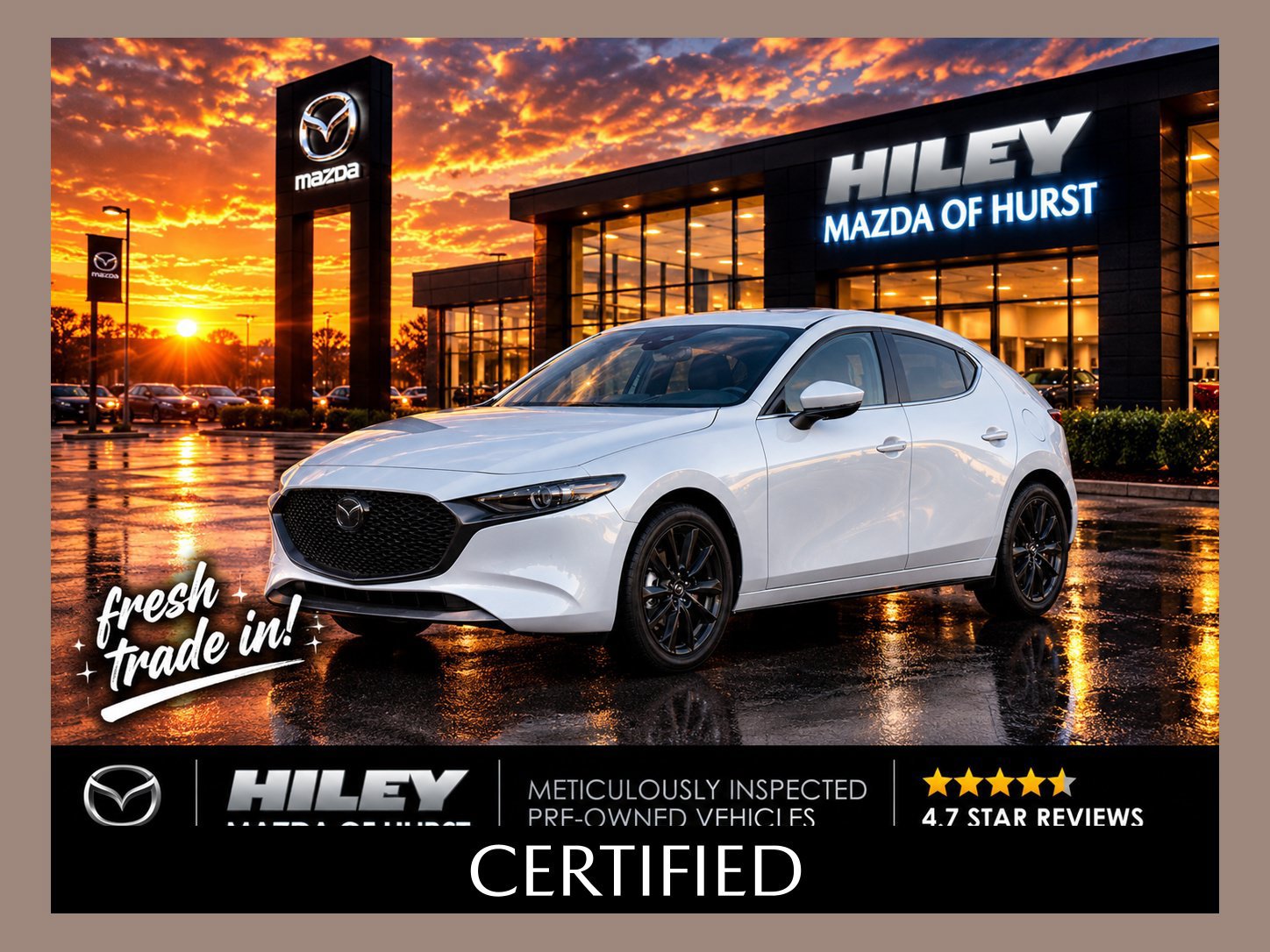 Used 2024 MAZDA MAZDA3 Hatchback w/Premium Plus Pkg