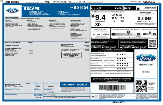 Used 2016 Ford Escape SE w/ Cargo Utility Package image 30