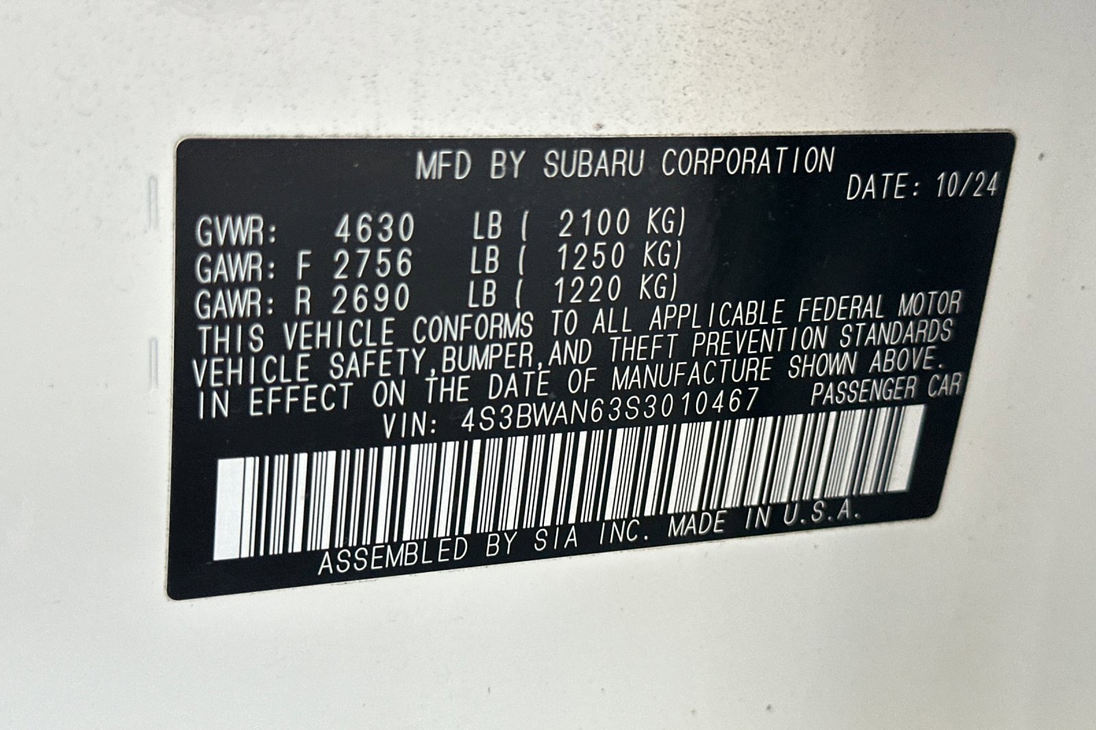 Used 2025 Subaru Legacy Limited image 30
