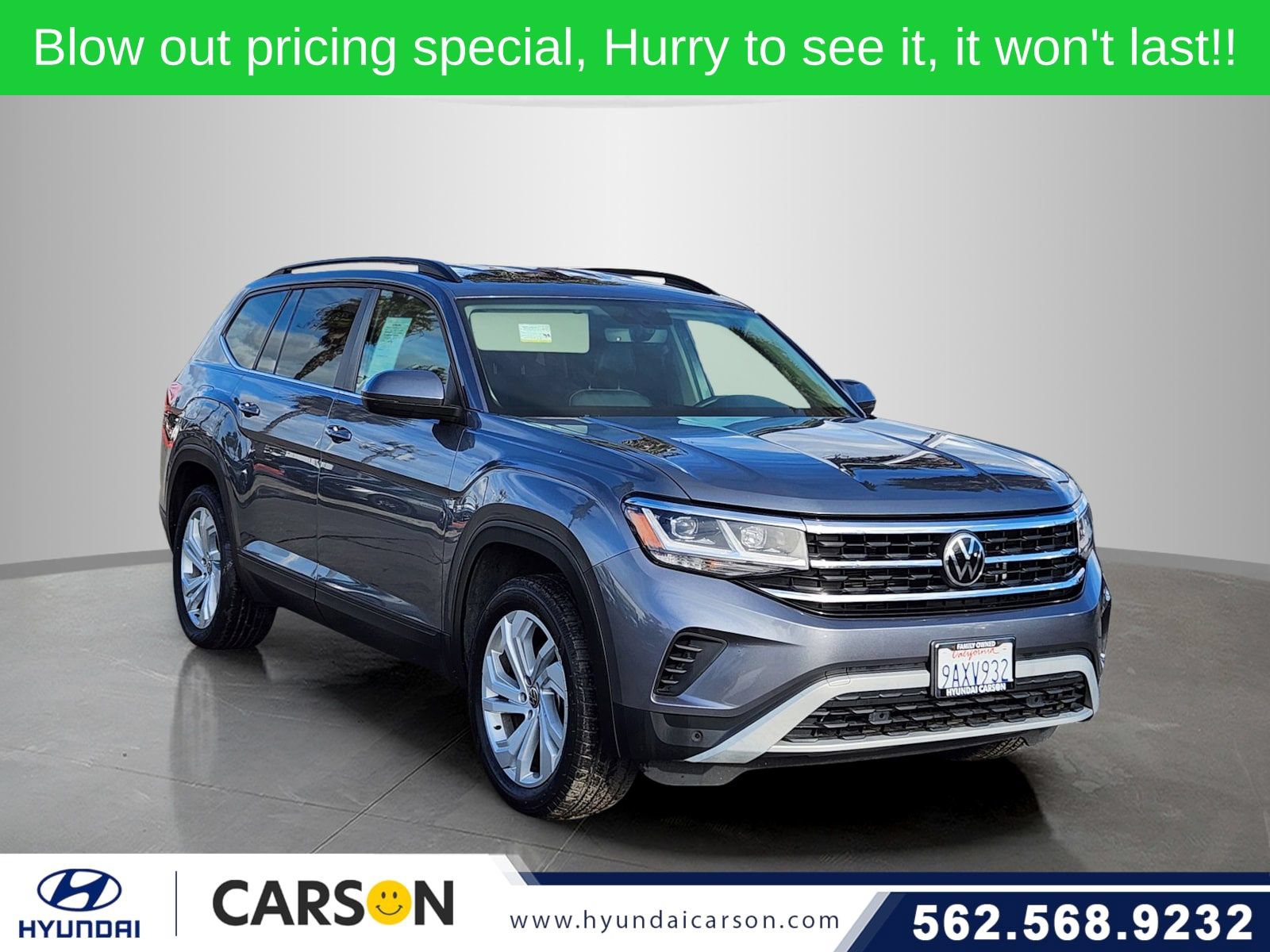Used 2022 Volkswagen Atlas SE AWD/4WD image 1