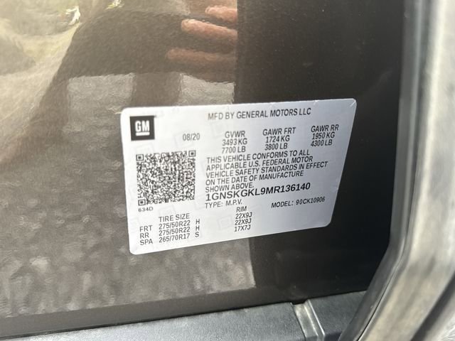 Certified 2021 Chevrolet Suburban High Country w/ Premium Package image 35