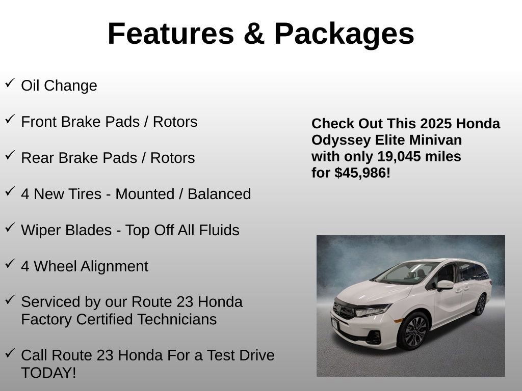 Used 2025 Honda Odyssey Elite image 4