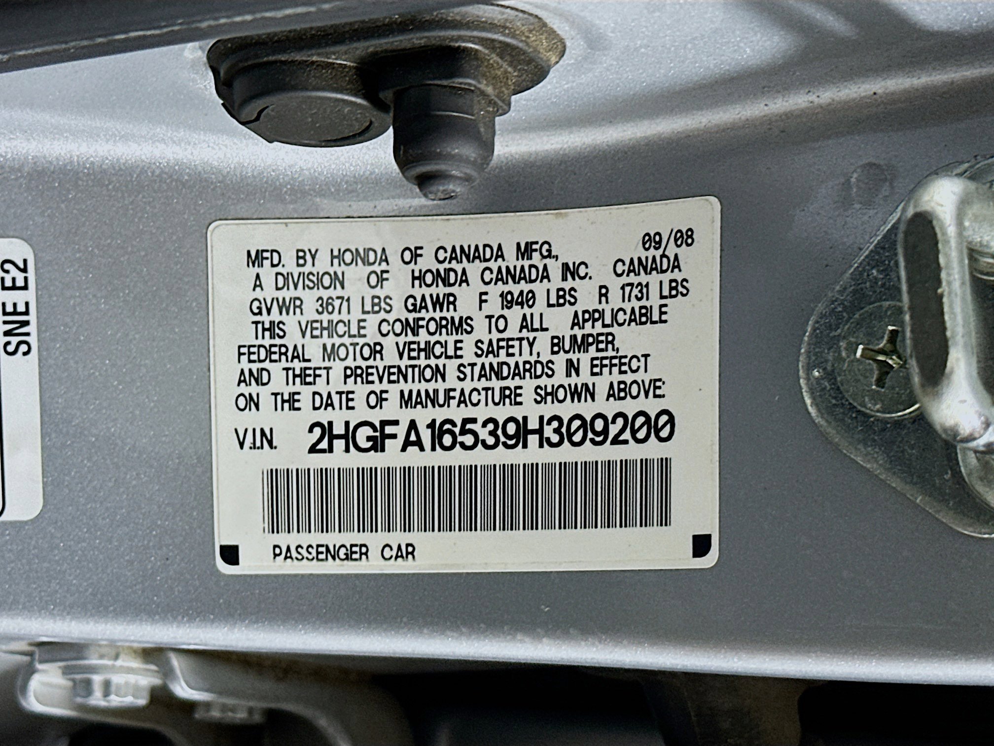 Used 2009 Honda Civic LX image 12