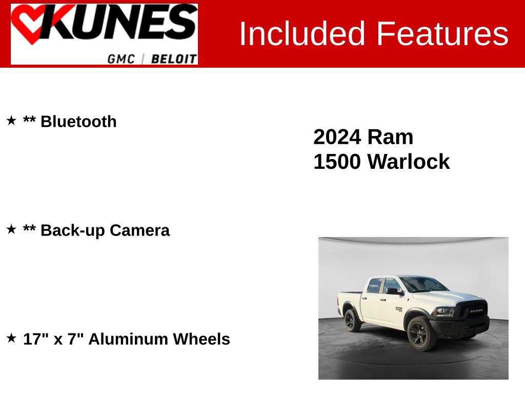 Used 2024 RAM 1500 Warlock AWD/4WD image 2