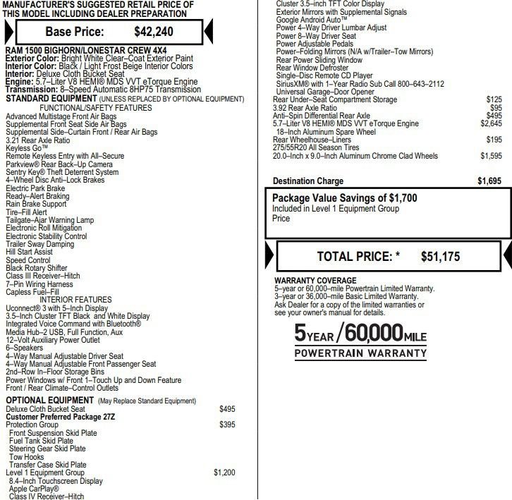 Used 2019 RAM 1500 Big Horn image 2