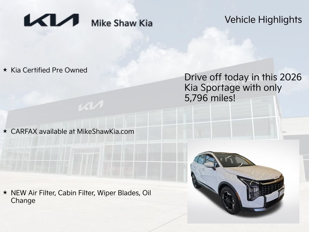 Certified 2026 Kia Sportage EX w/ EX Panorama Roof Package AWD/4WD image 10