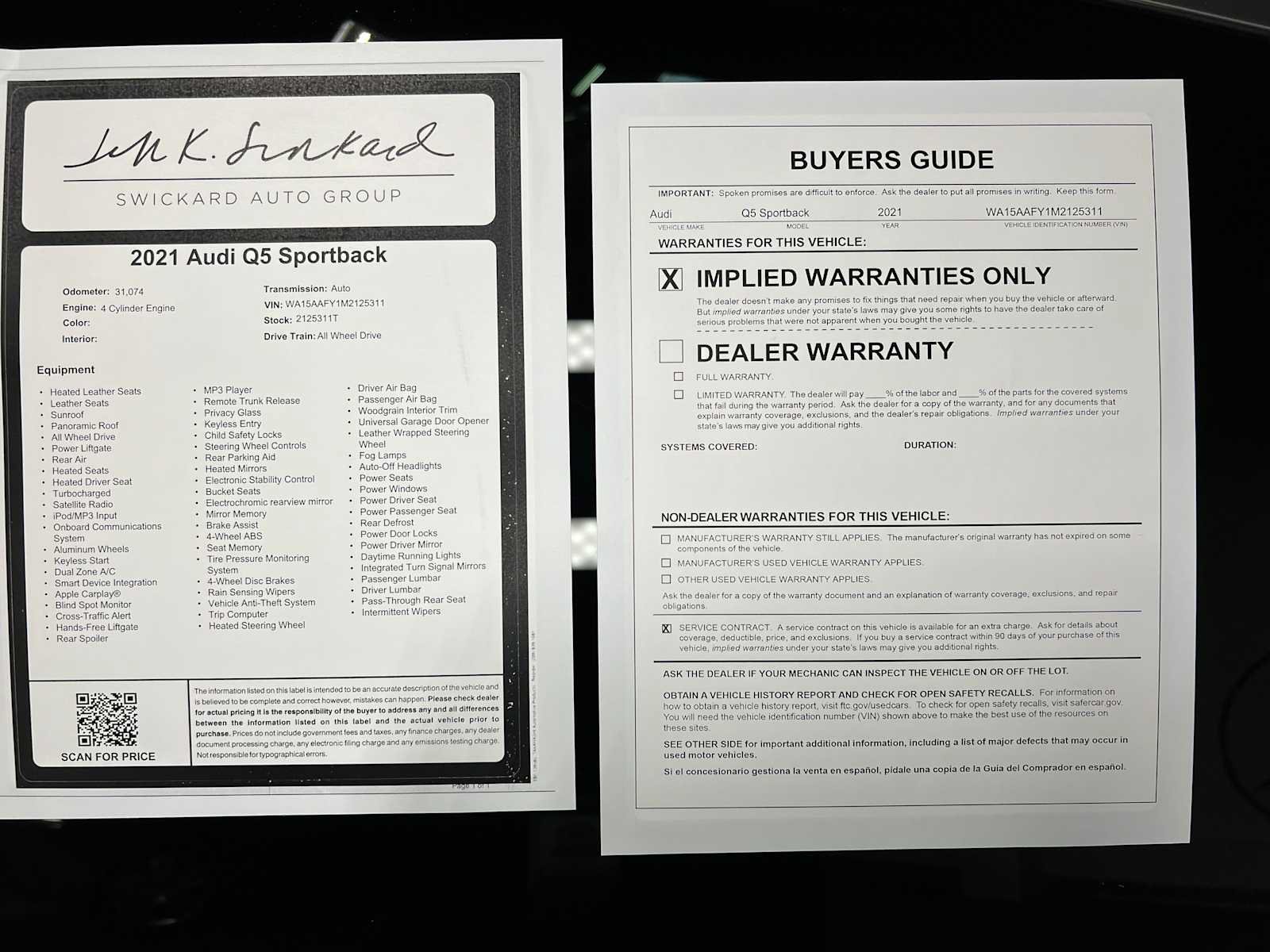 Used 2021 Audi Q5 2.0T Premium Plus w/ Premium Plus Package AWD/4WD image 48