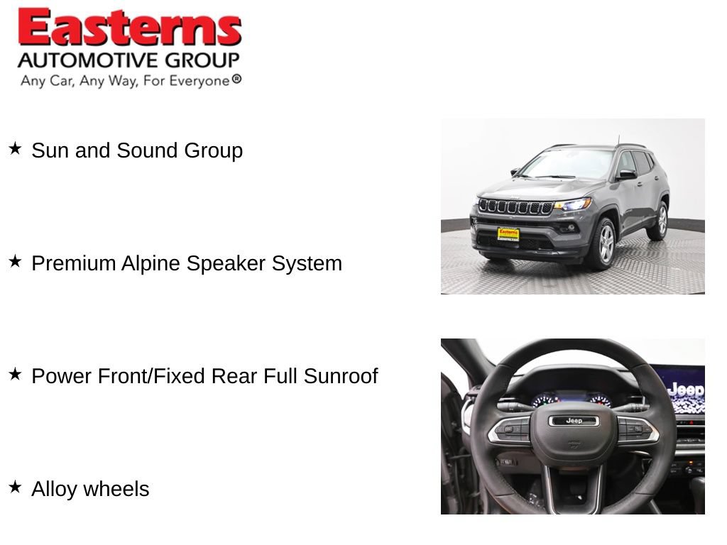 Used 2023 Jeep Compass Latitude w/ Sun and Sound Group AWD/4WD image 11