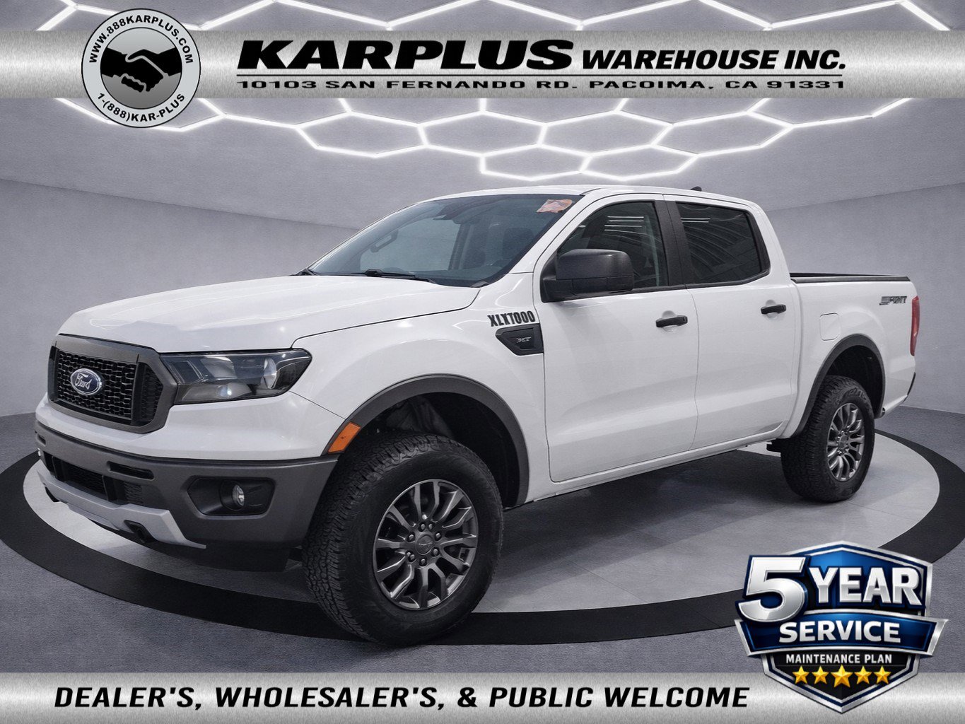 Used 2020 Ford Ranger XLT w/ Equipment Group 301A Mid image 1