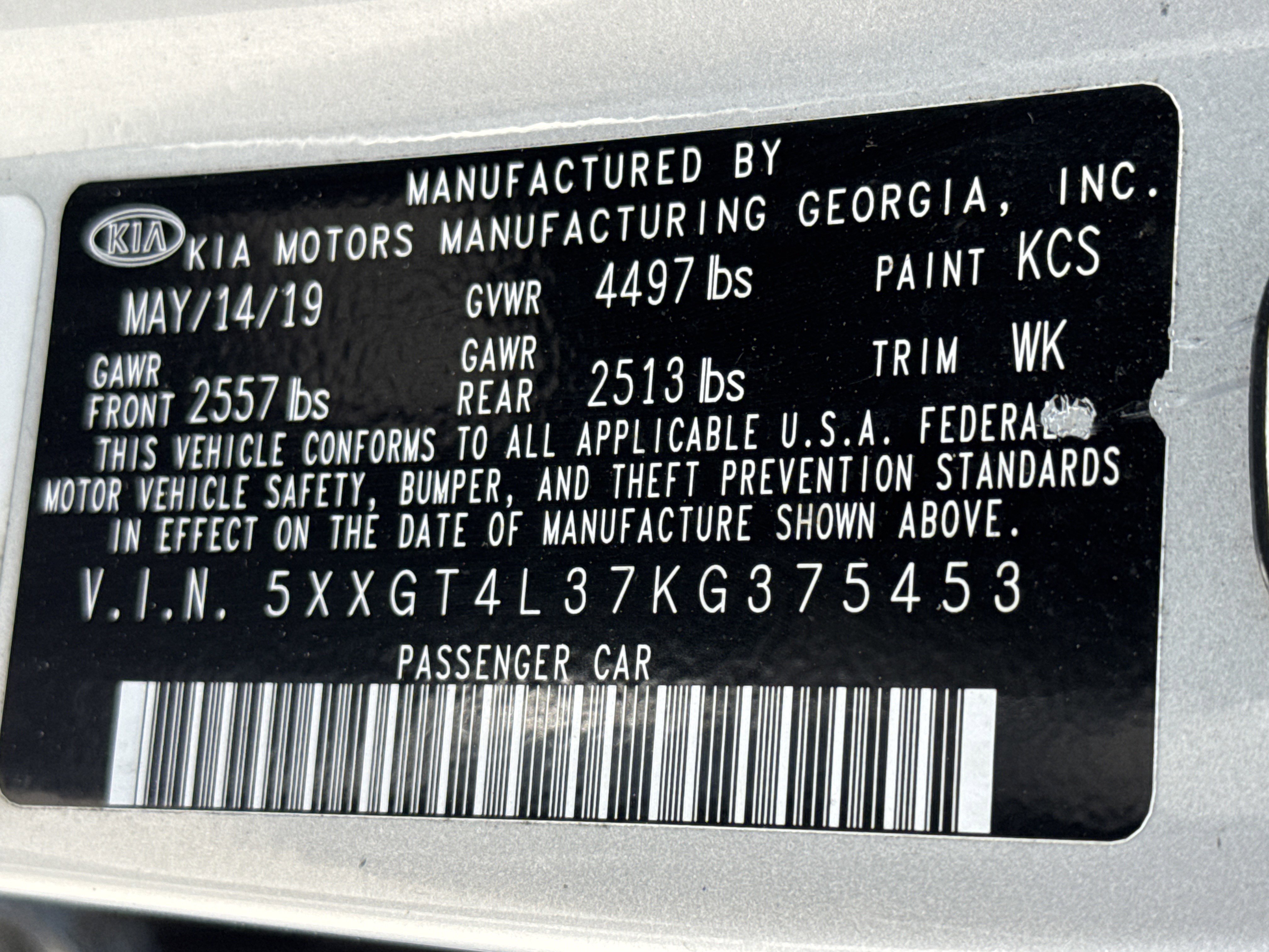 Used 2019 Kia Optima LX w/ LX 17" Wheel Package FWD image 31