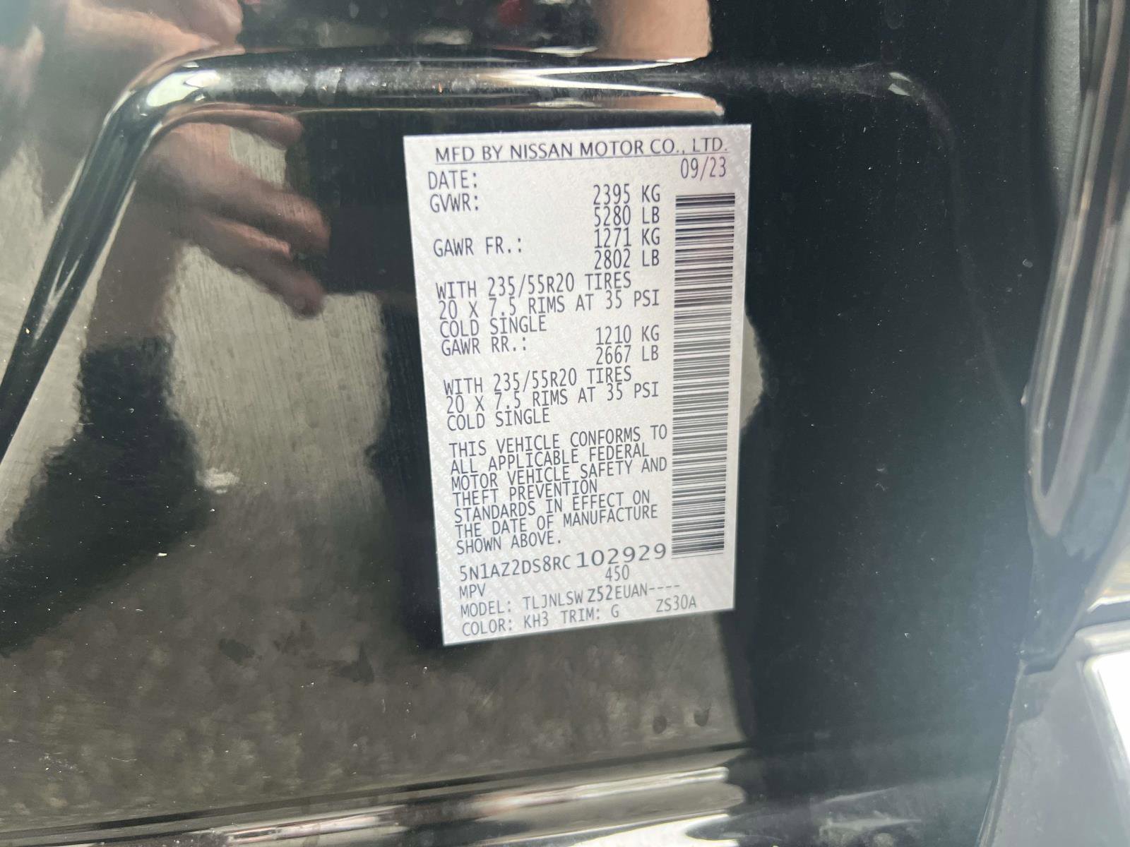 Used 2024 Nissan Murano Platinum w/ Cargo Package image 16