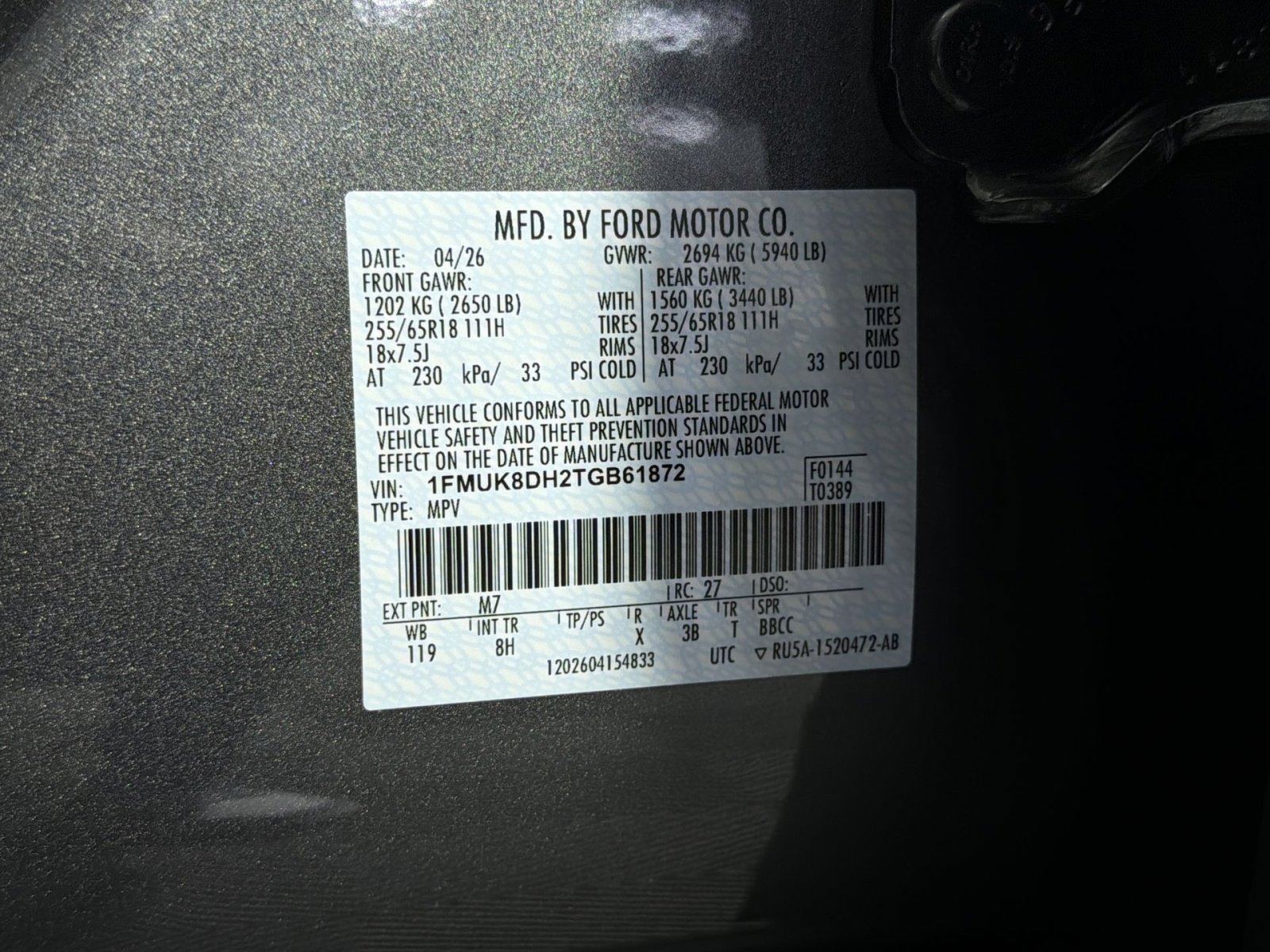 Used 2026 Ford Explorer Active AWD/4WD image 41
