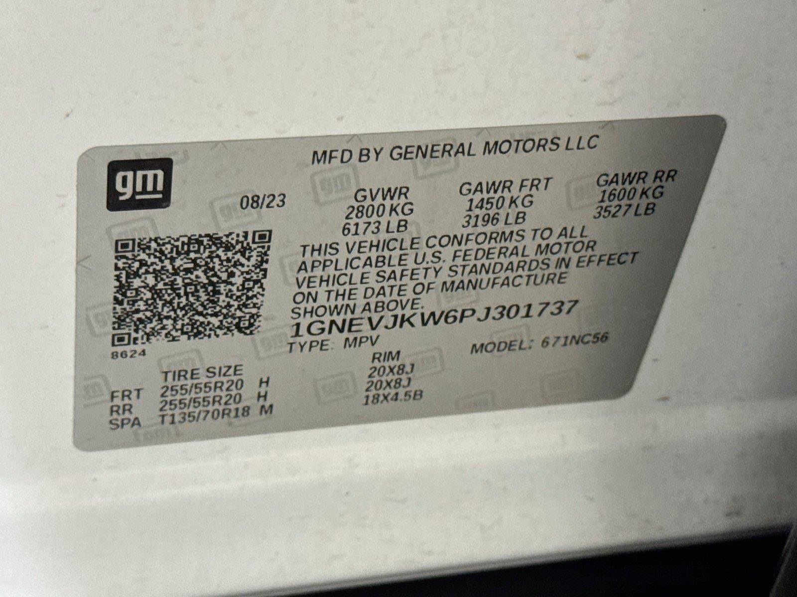 Used 2023 Chevrolet Traverse RS AWD/4WD image 32