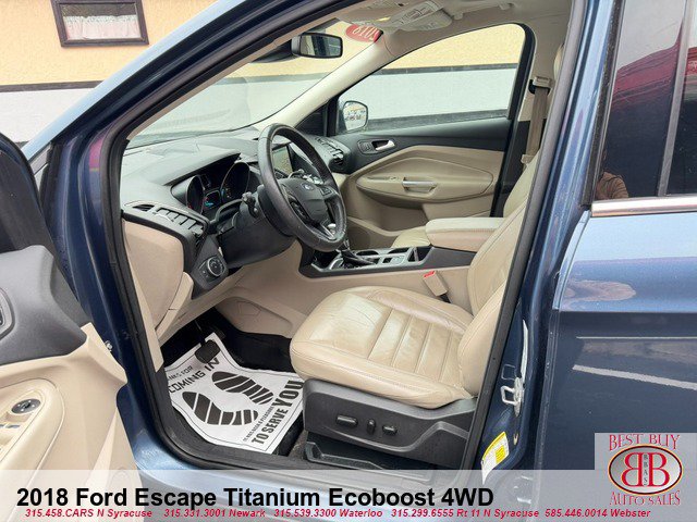 Used 2018 Ford Escape Titanium w/ Ford Safe & Smart Package AWD/4WD image 9