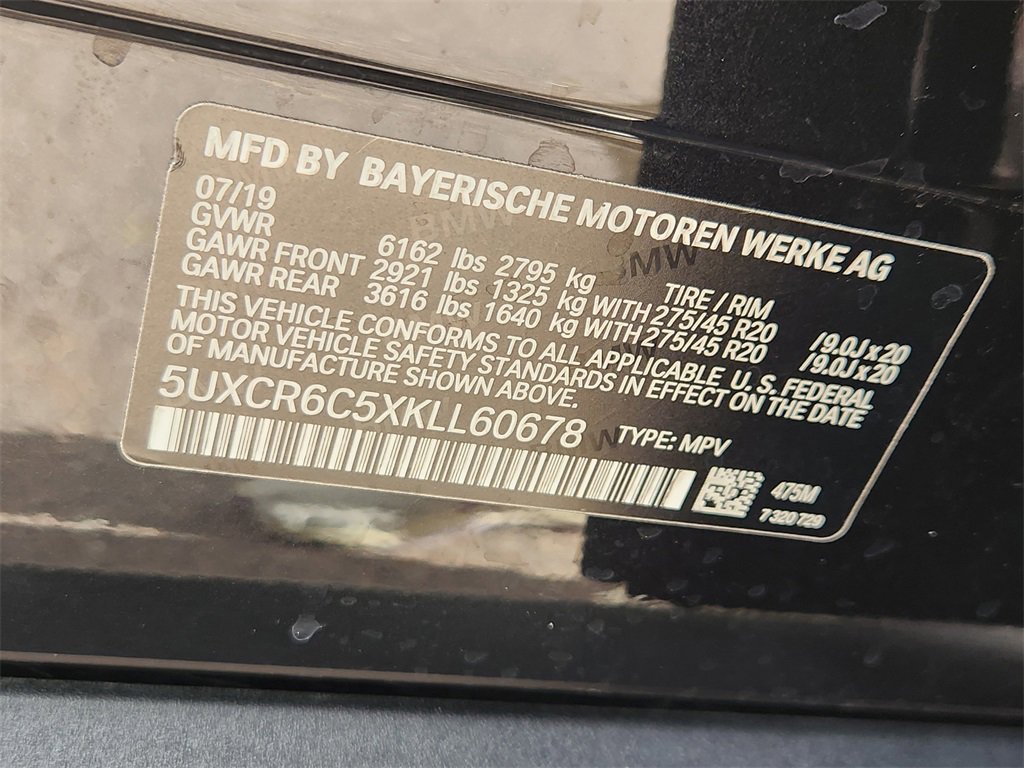 Used 2019 BMW X5 xDrive40i w/ Convenience Package image 33