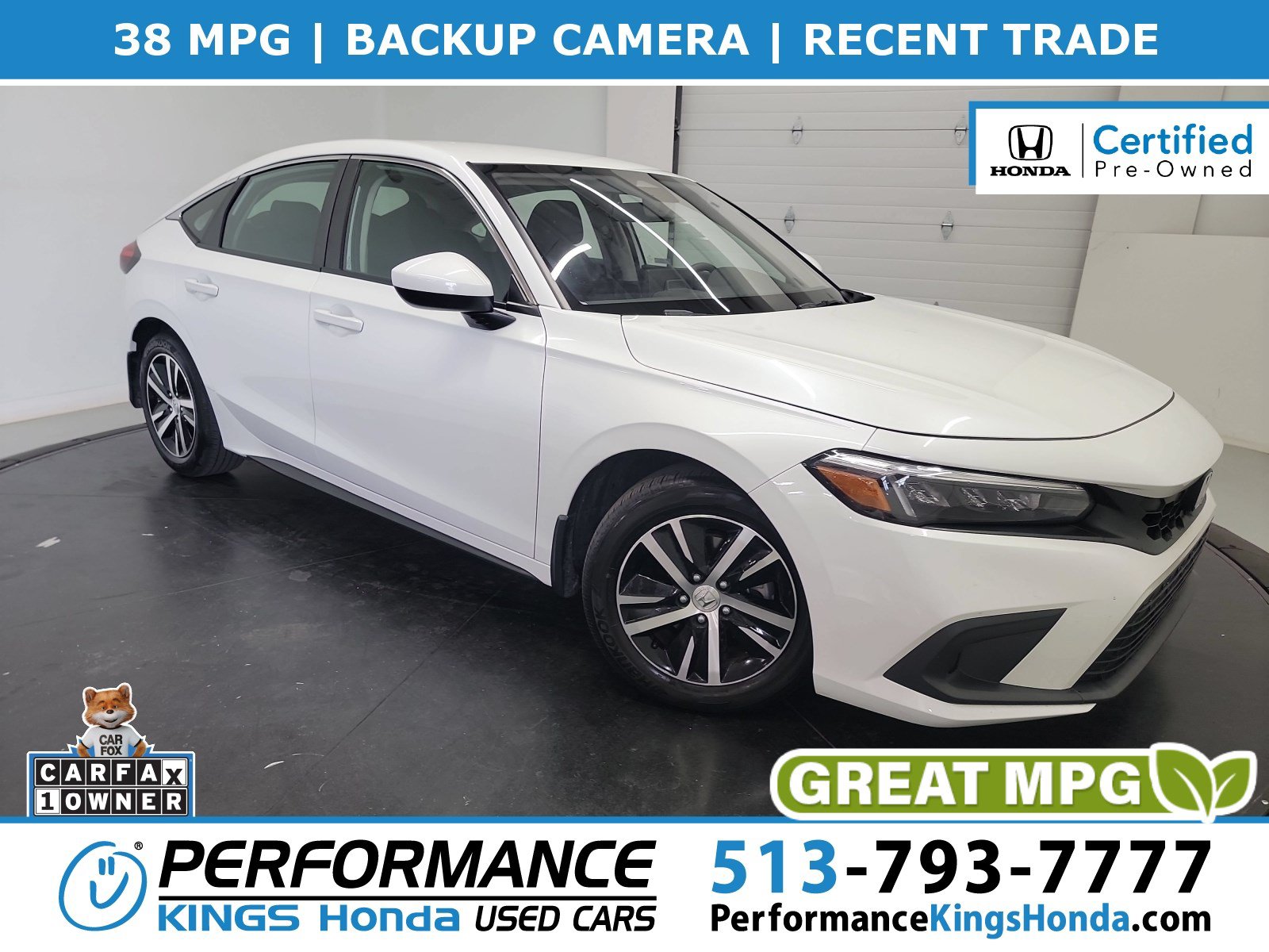 Certified 2024 Honda Civic LX