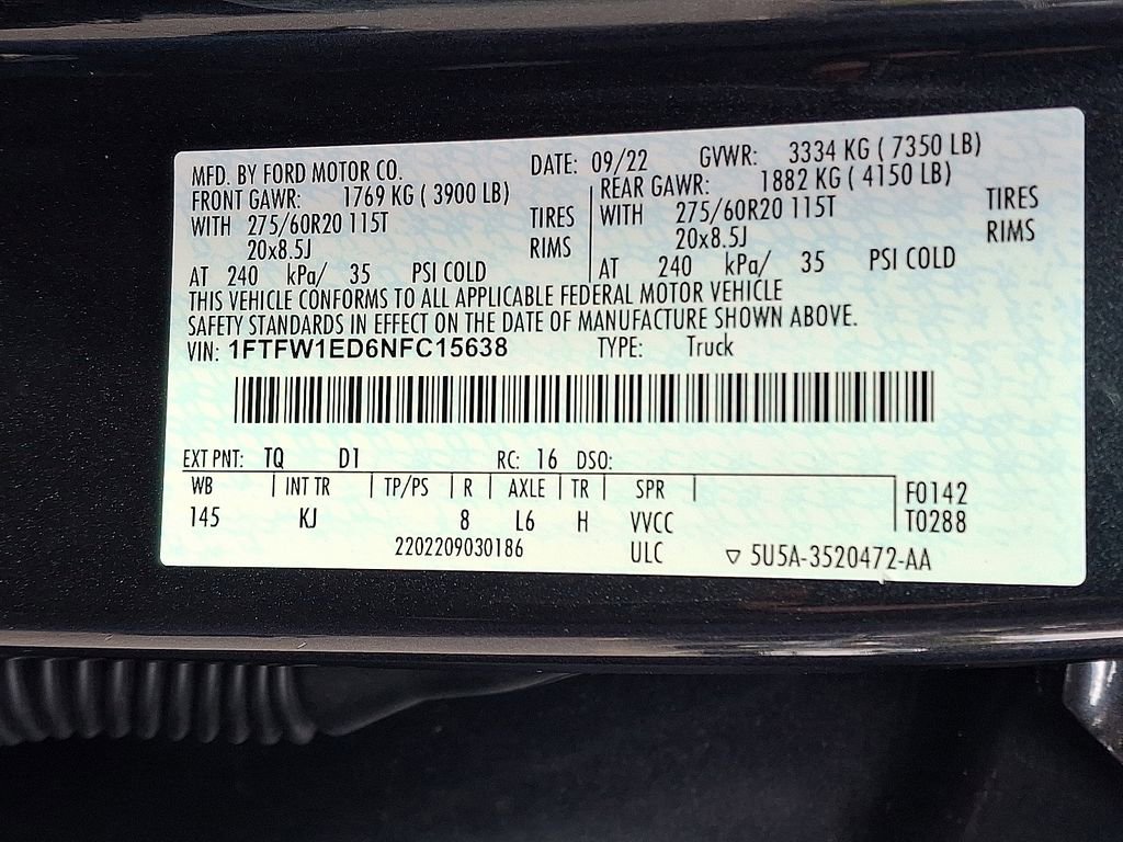 Used 2022 Ford F150 King Ranch w/ Equipment Group 601A High image 30