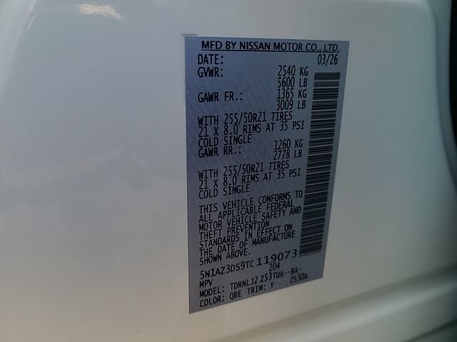 New 2026 Nissan Murano Platinum w/ Cargo Package AWD/4WD image 27