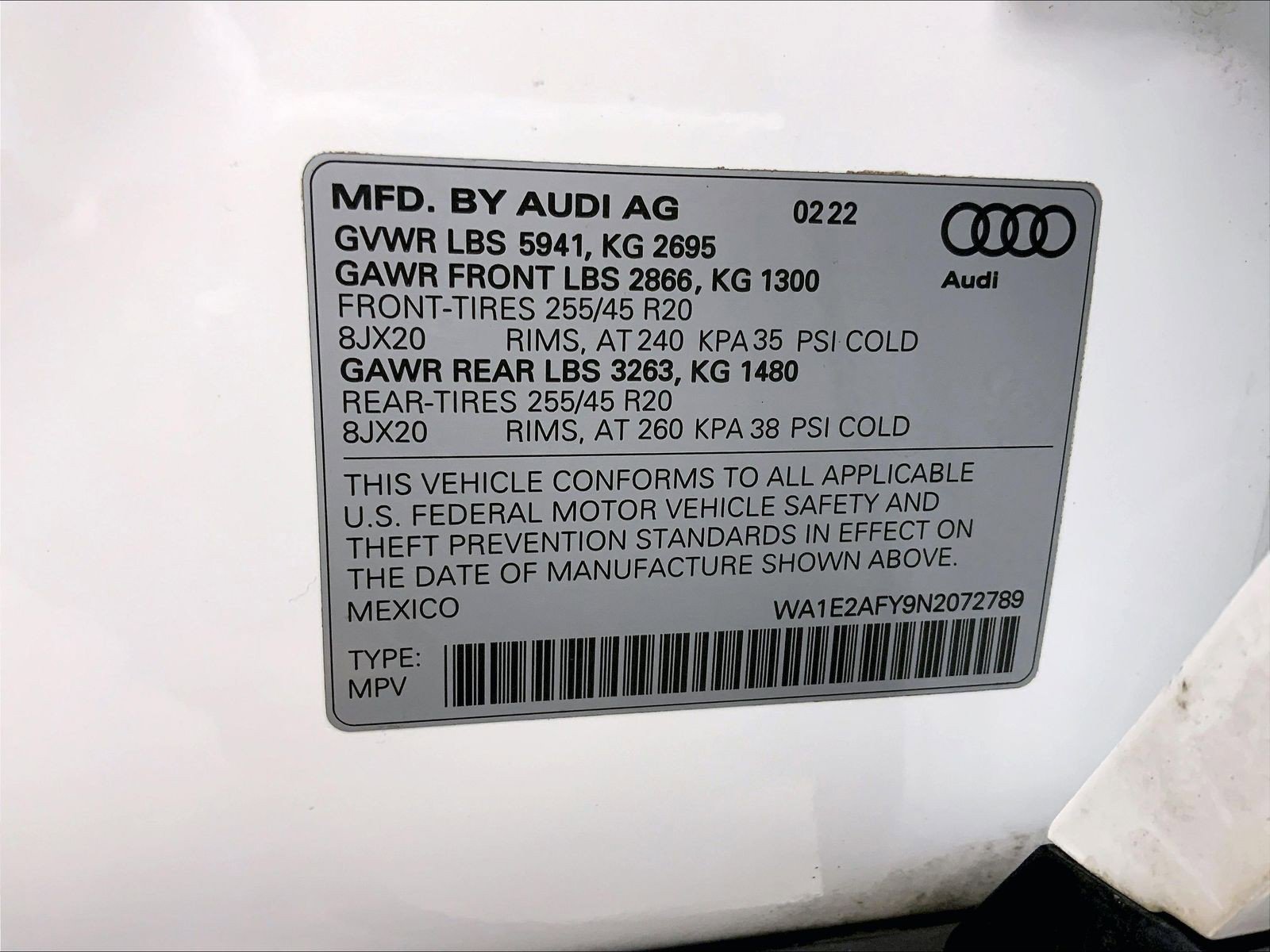 Certified 2022 Audi Q5 e Premium Plus w/ Premium Plus Package AWD/4WD image 31