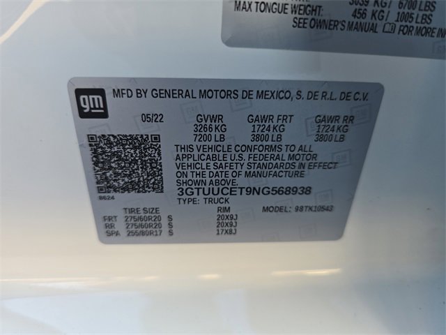 Certified 2022 GMC Sierra 1500 Elevation w/ Elevation Premium Package image 33