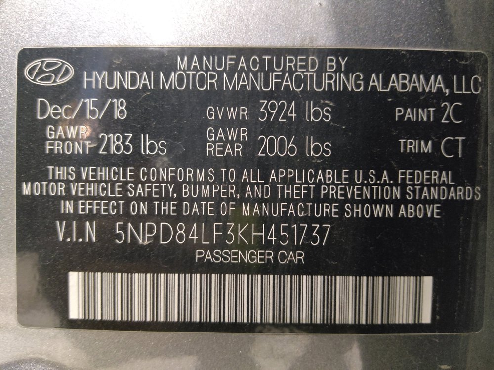 Used 2019 Hyundai Elantra SEL w/ Cargo Package FWD image 33