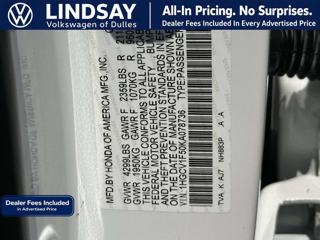 Used 2019 Honda Accord EX-L image 26