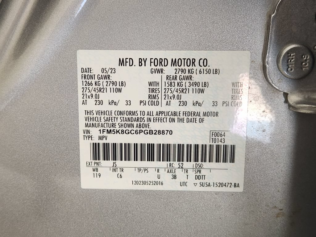 Used 2023 Ford Explorer ST w/ Equipment Group 401A AWD/4WD image 35