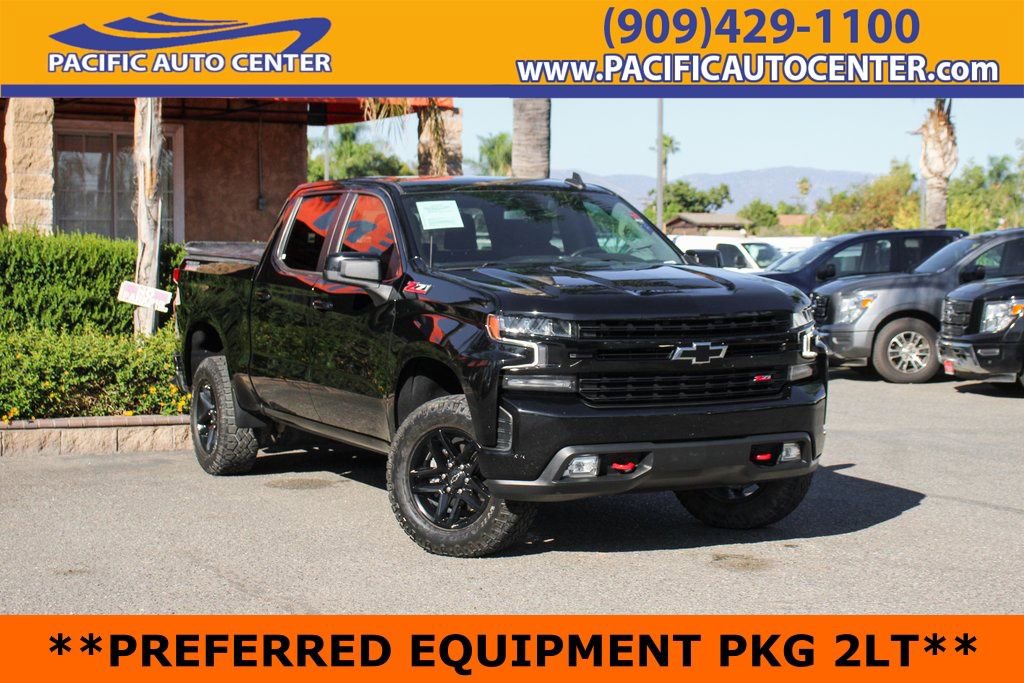 Used 2021 Chevrolet Silverado 1500 LT Trail Boss w/ Bed Protection Package AWD/4WD image 1