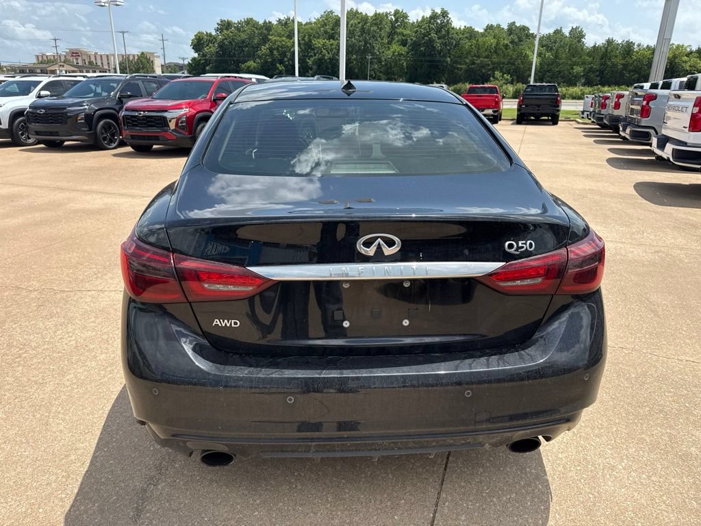 Used 2023 INFINITI Q50 Luxe w/ Cargo Package AWD/4WD image 4