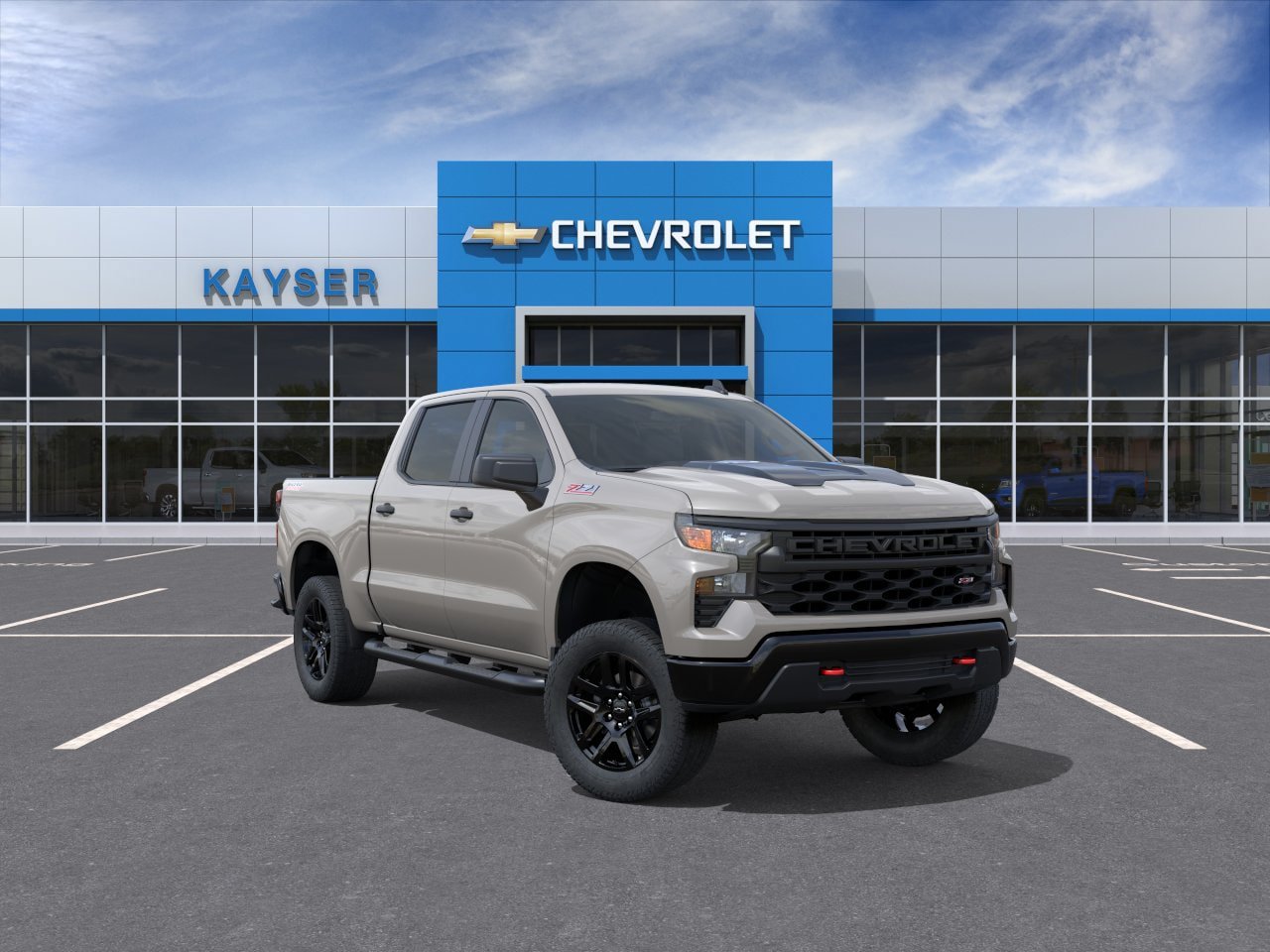 New 2026 Chevrolet Silverado 1500 Custom Trail Boss w/ LPO, Dark Essentials Package AWD/4WD image 1