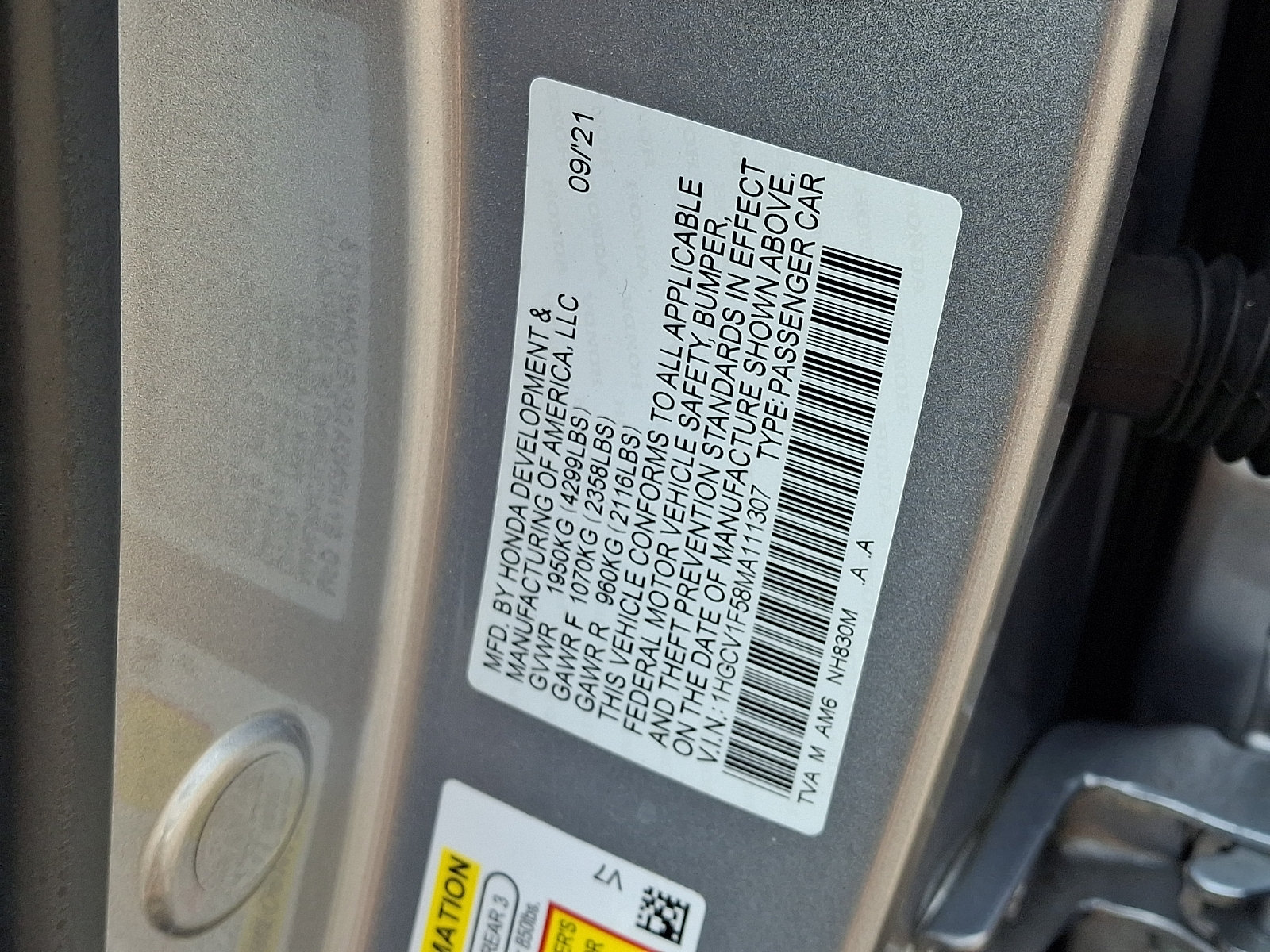 Used 2021 Honda Accord EX-L image 27