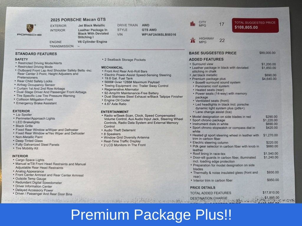Used 2025 Porsche Macan GTS image 3