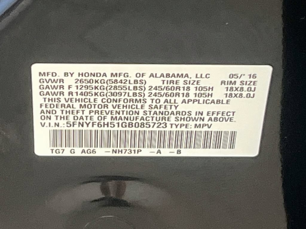 Used 2016 Honda Pilot EX-L image 33