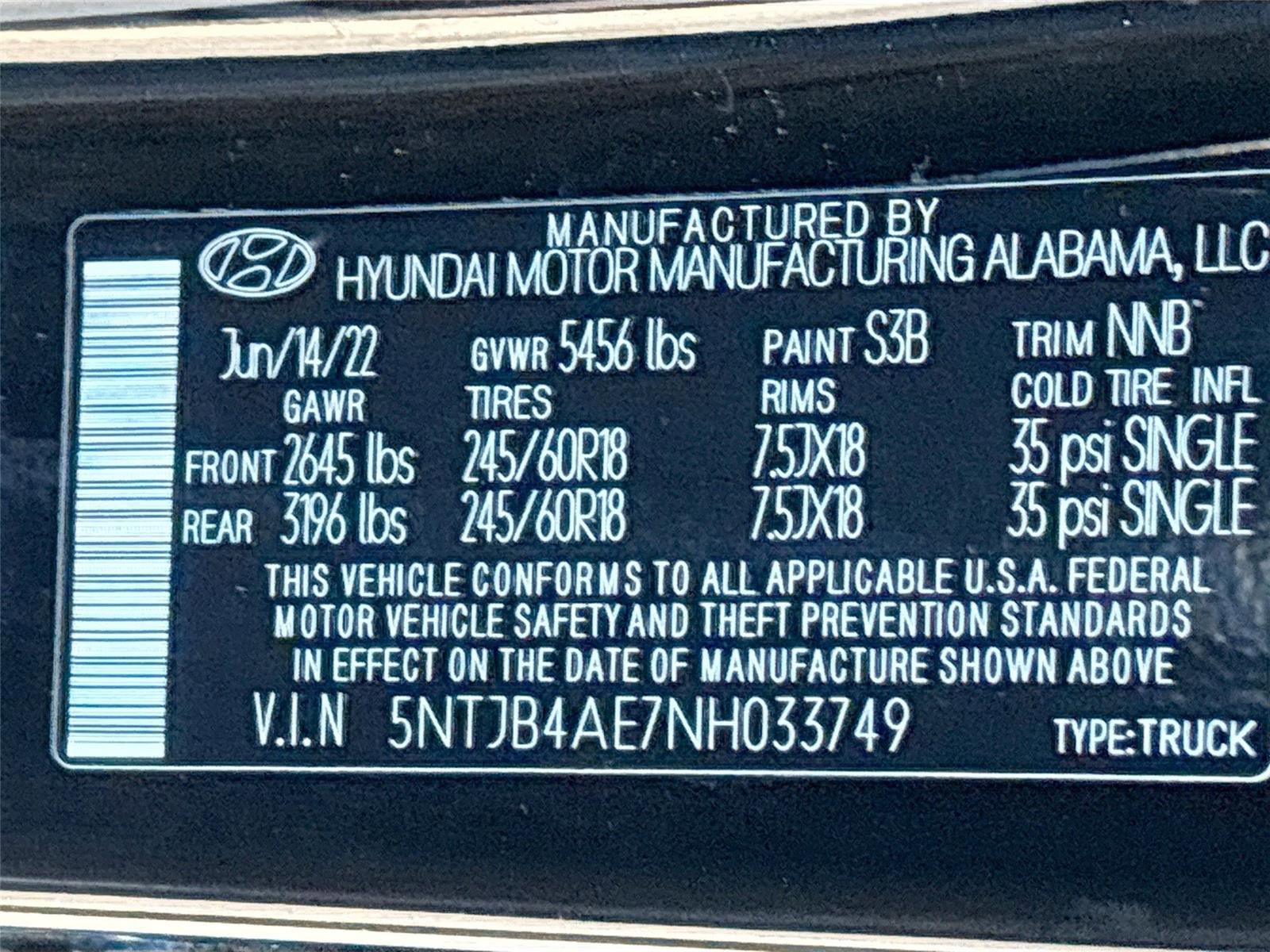 Used 2022 Hyundai Santa Cruz SEL w/ Cargo Package image 36