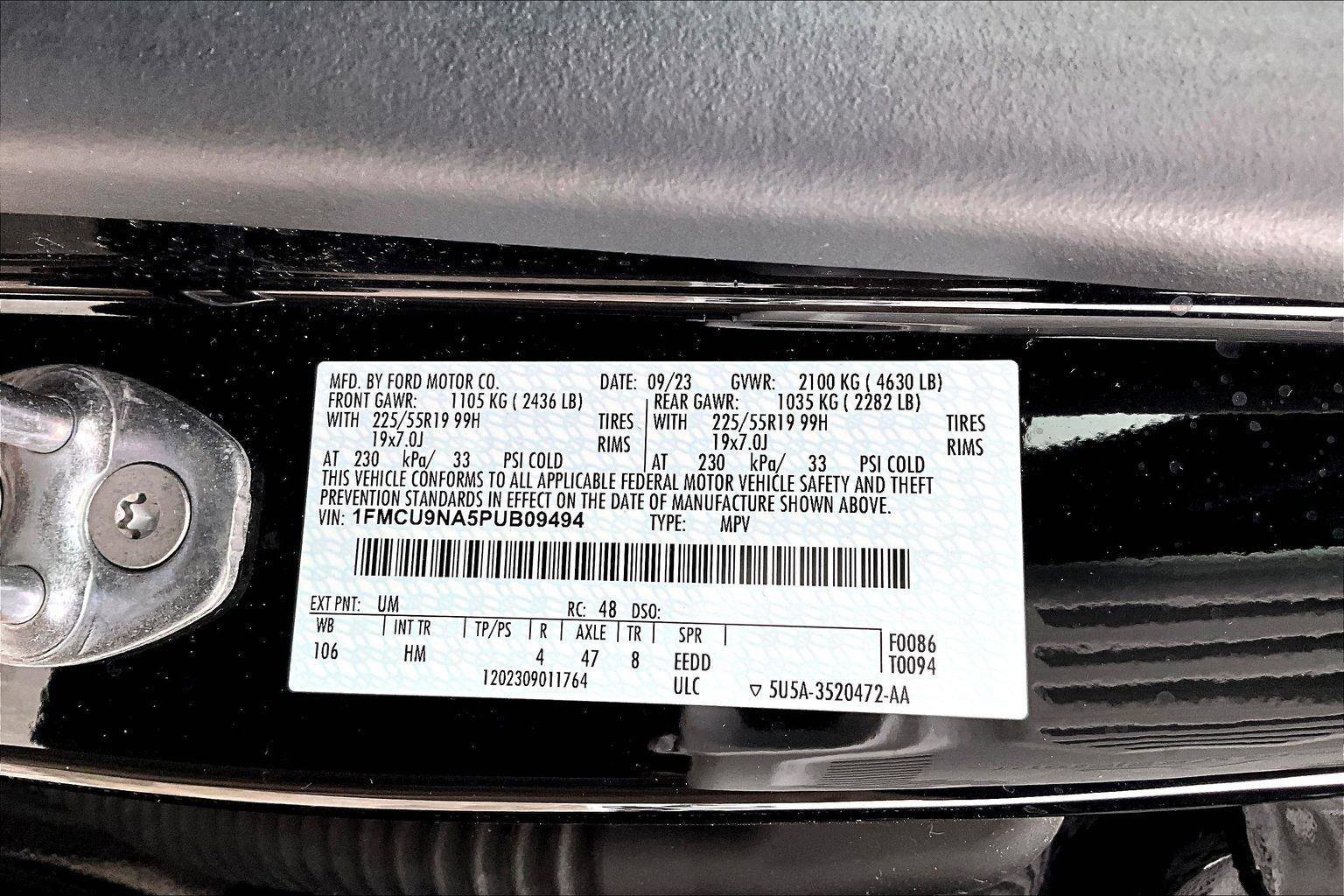 Used 2023 Ford Escape ST-Line Select w/ Tech Pack #2 AWD/4WD image 15