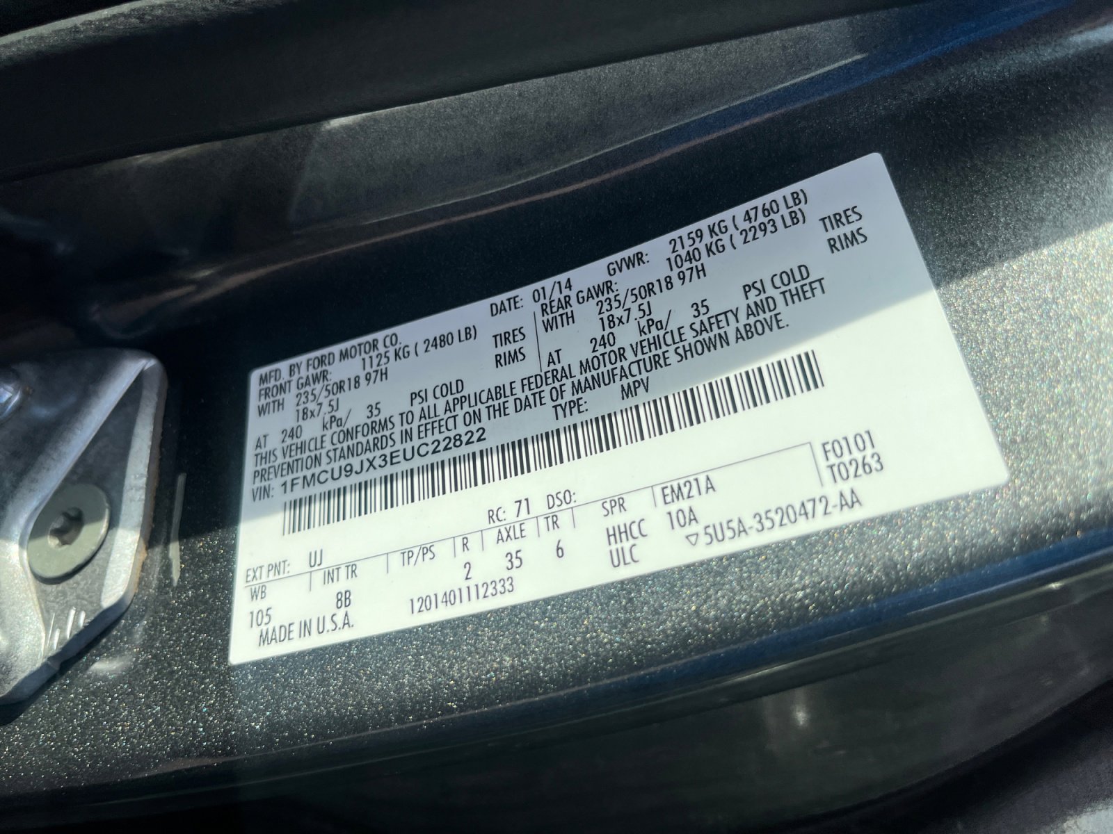 Used 2014 Ford Escape Titanium w/ Equipment Group 401A image 25