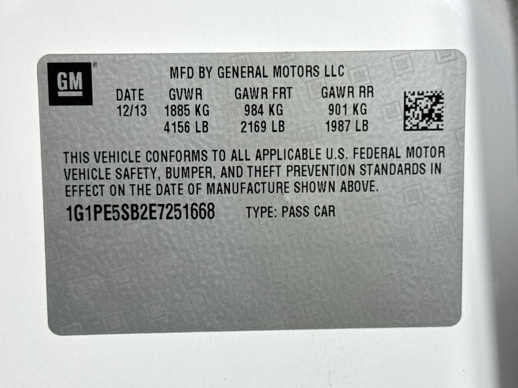 Used 2014 Chevrolet Cruze LT w/ RS Package FWD image 28