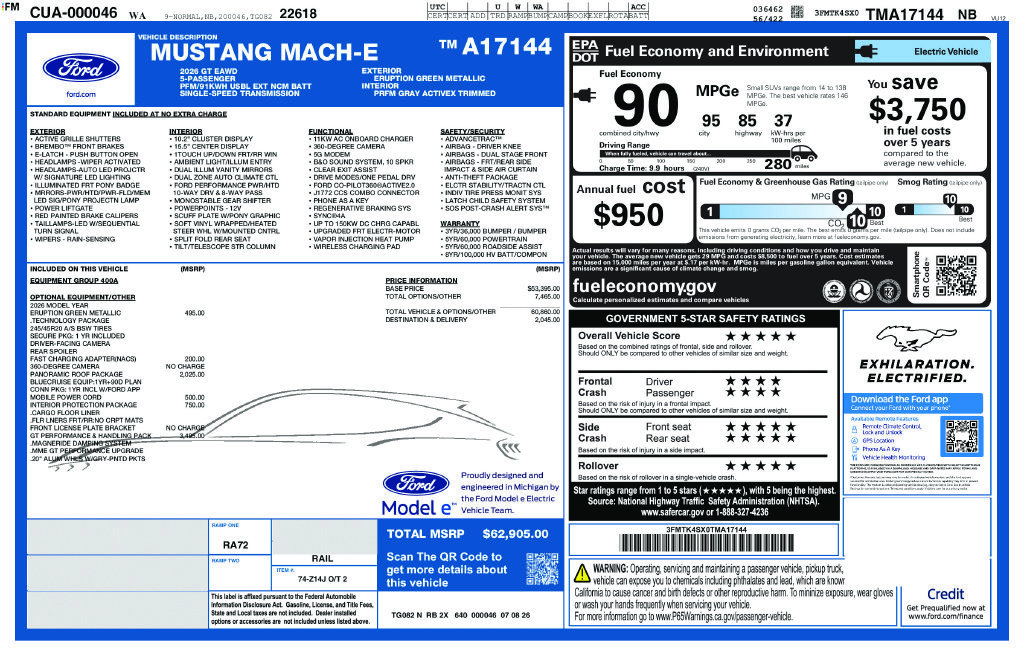 New 2026 Ford Mustang Mach-E GT AWD/4WD image 49