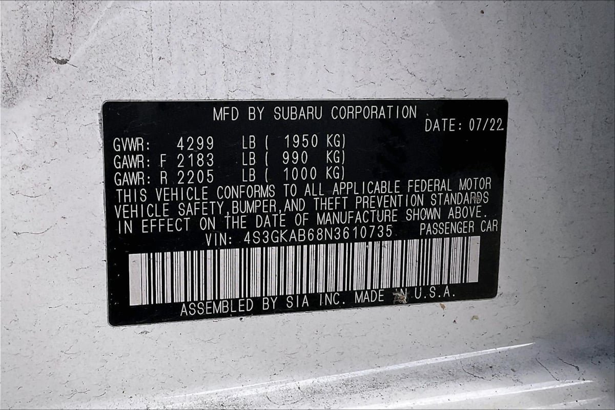 Used 2022 Subaru Impreza 2.0i AWD/4WD image 32